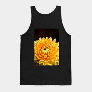 Bright Yellow Chrysanthemum Tank Top